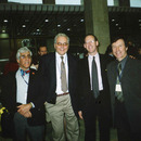 Ведущие специалисты по МЛУ ТБ США и России (Ли Райхман, Ед Нардел, Пол Фармер, Айвар Стрелис) на Европейском конгрессе в г. Москва (2004 г.) .