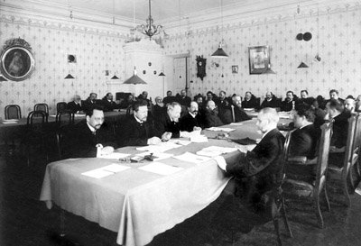 Заседание ученого совета Императорского Томского университета (1899 г.)